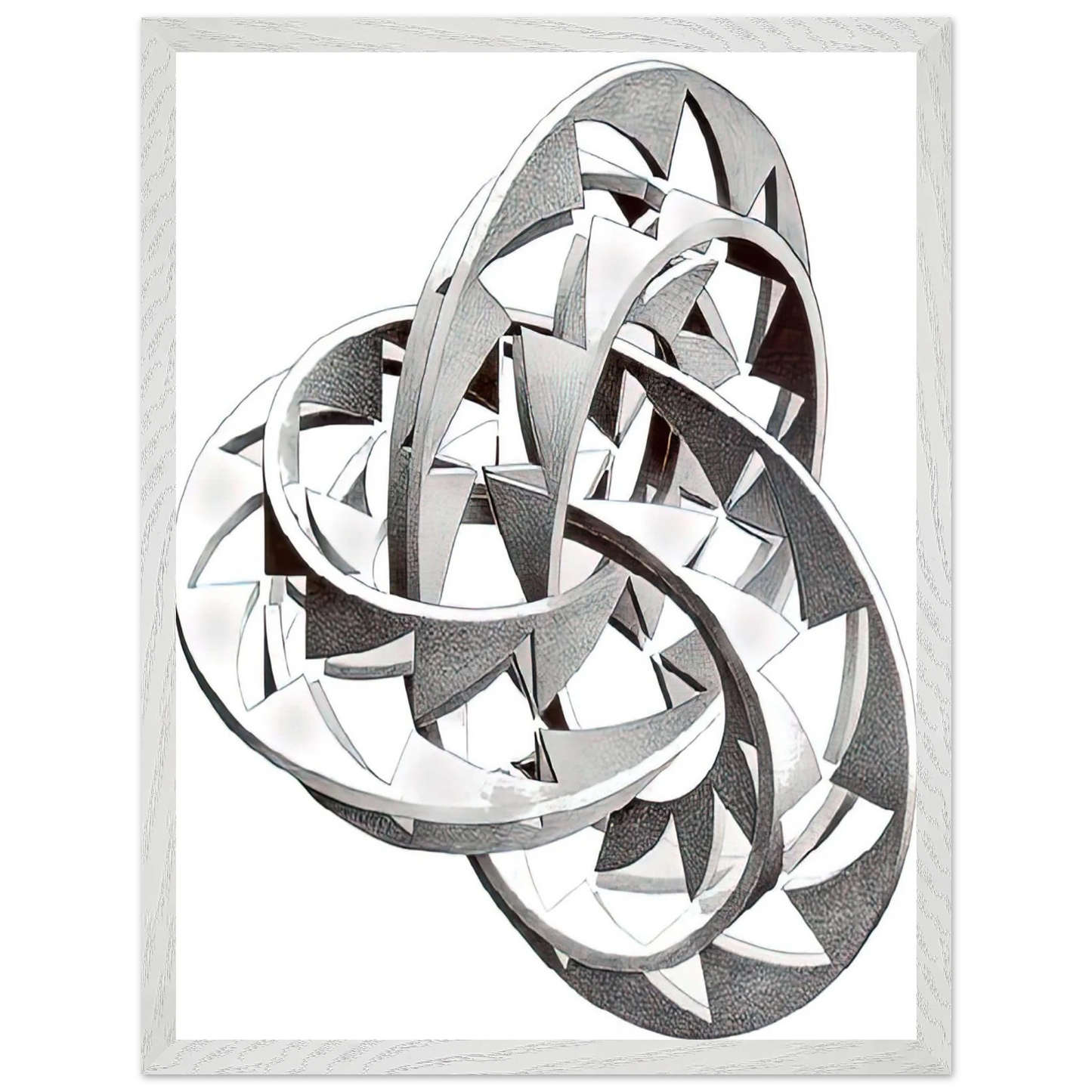 MC Escher - KNOT Wall Art - 30x40 cm / 12x16 inches - Fine Art Poster - -