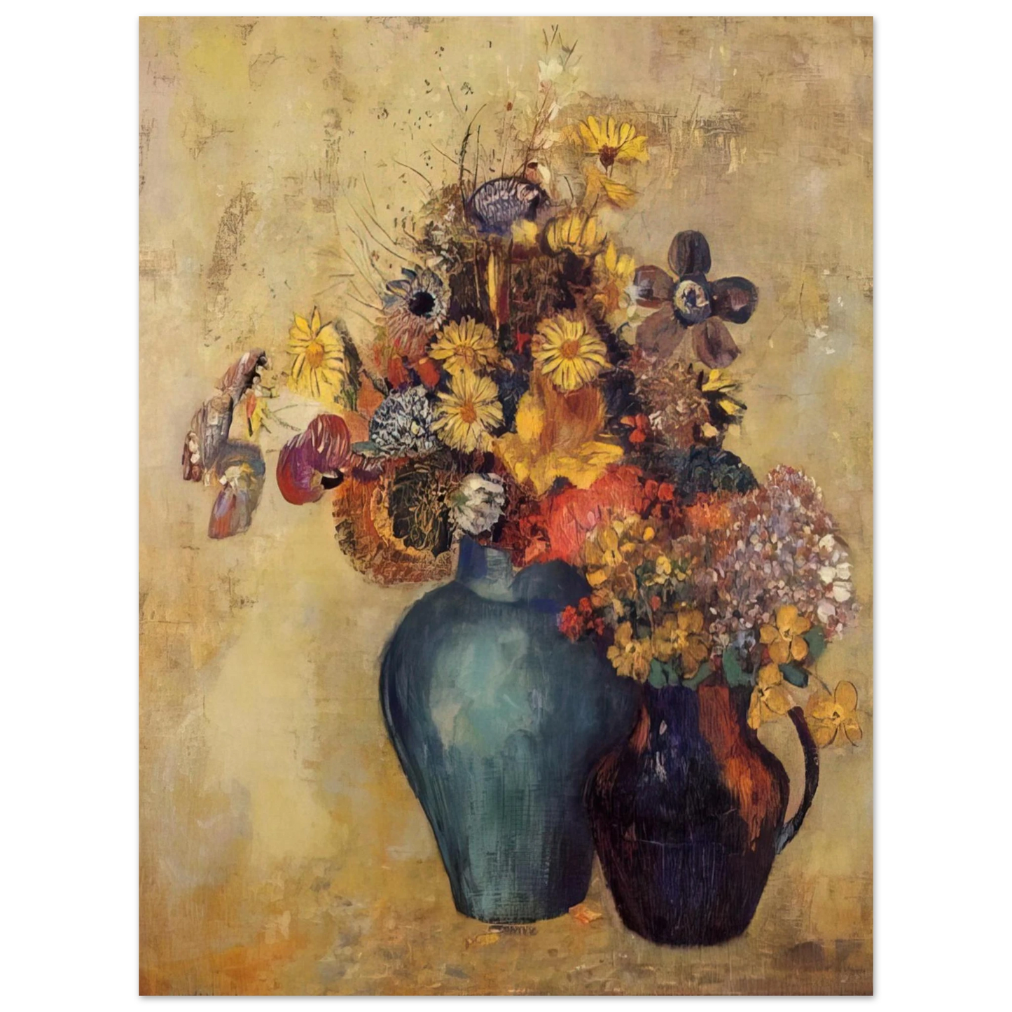 Odilon Redon - FLOWERS 1 Fine Art Poster - Default Title