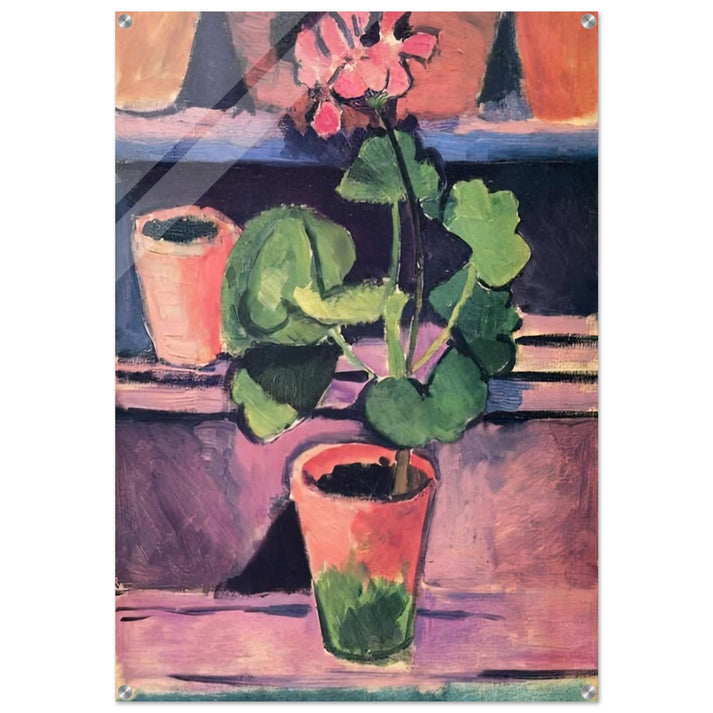 POT OF GERANIUMS 1912 - Henri Matisse Acrylic Print - 70x100 cm / 28x40″ inches