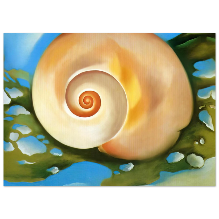 Georgia O'Keeffe - Pink Shell with Seaweed Fine Art Poster