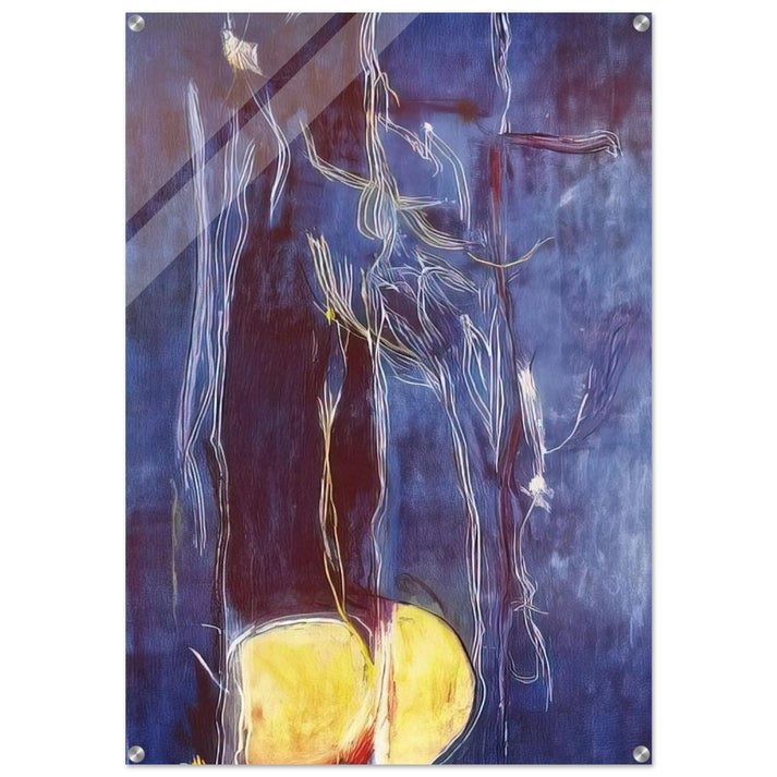 All About Blue - 1994 - Helen Frankenthaler Acrylic Print - 70x100 cm / 28x40″ inches | Helen Frankenthaler Wall Art | Helen Frankenthaler Prints
