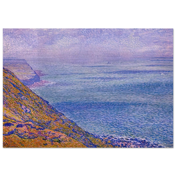 THE CAP GRIS NEZ 1900 - Theo van Rysselberghe Brushed Aluminum Print - 70x100 cm / 28x40 inches | Theo van Rysselberghe Aluminum Print | Theo van Rysselberghe Prints