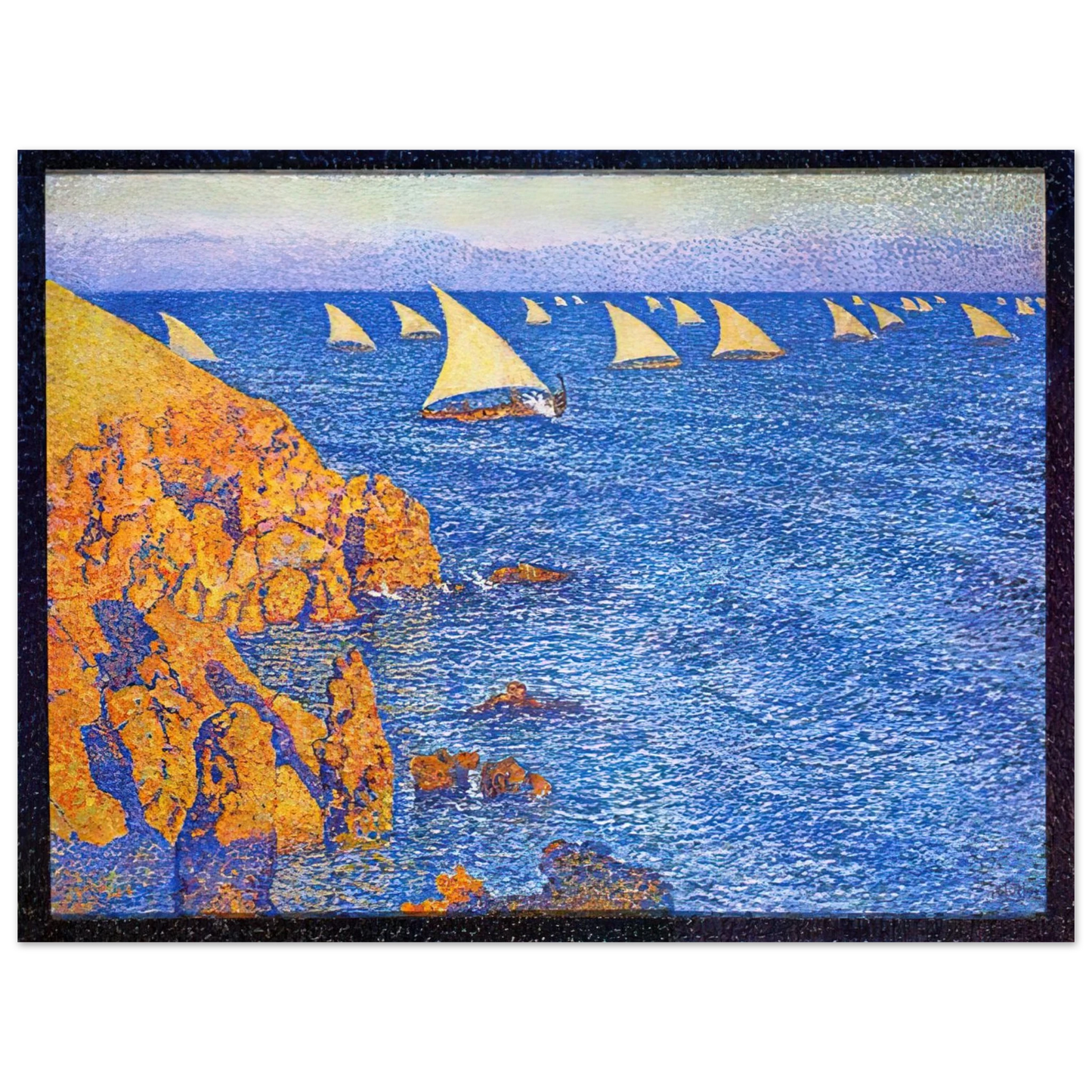 Theo van Rysselberghe - THE REGATA 1892 Fine Art Poster - Default Title