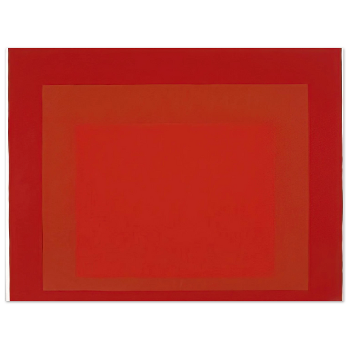 Josef Albers - STUDY FOR HOMAGE TO THE SQUARE 1972 75x100 cm / 30x40inches Fine Art Poster