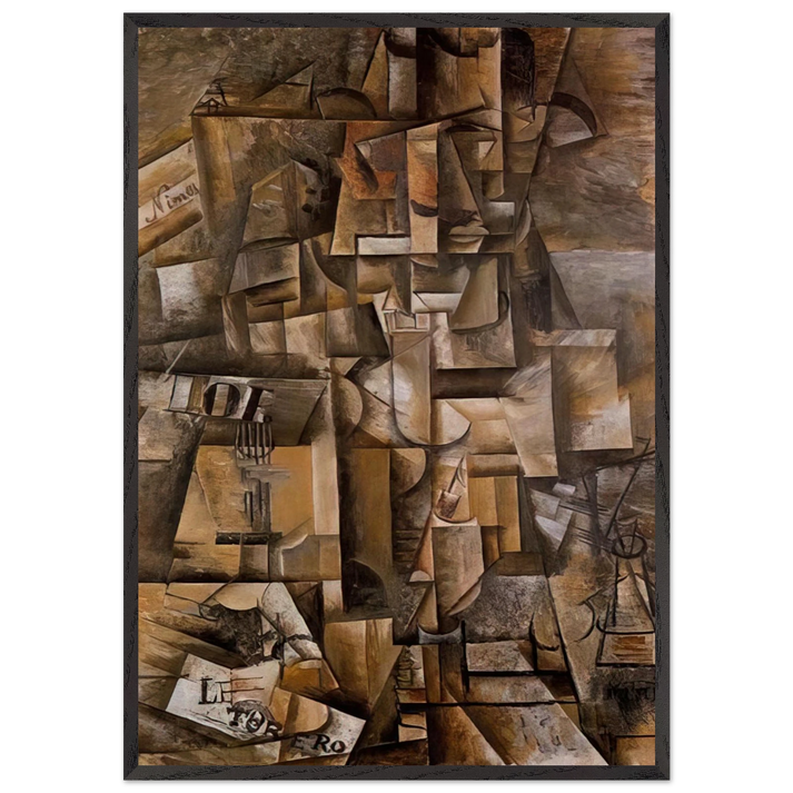 The aficionado The torero - Pablo Picasso 70x100 cm / 28x40 inches Framed Art Print – Black Wooden Frame