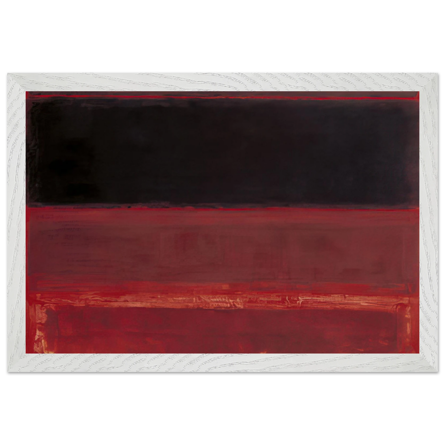 Mark Rothko - Four Darks in Red - 1958 Wall Art - 60x80 cm / 24x32 inches - Fine Art Poster - -