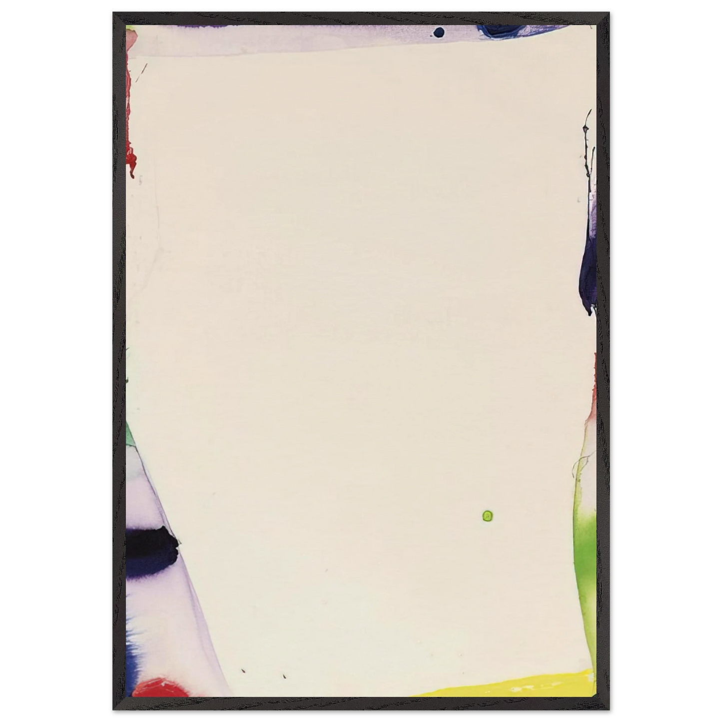 Back Off - Sam Francis Framed Art Print – Black Wooden Frame - Default Title - -Framed Art Print