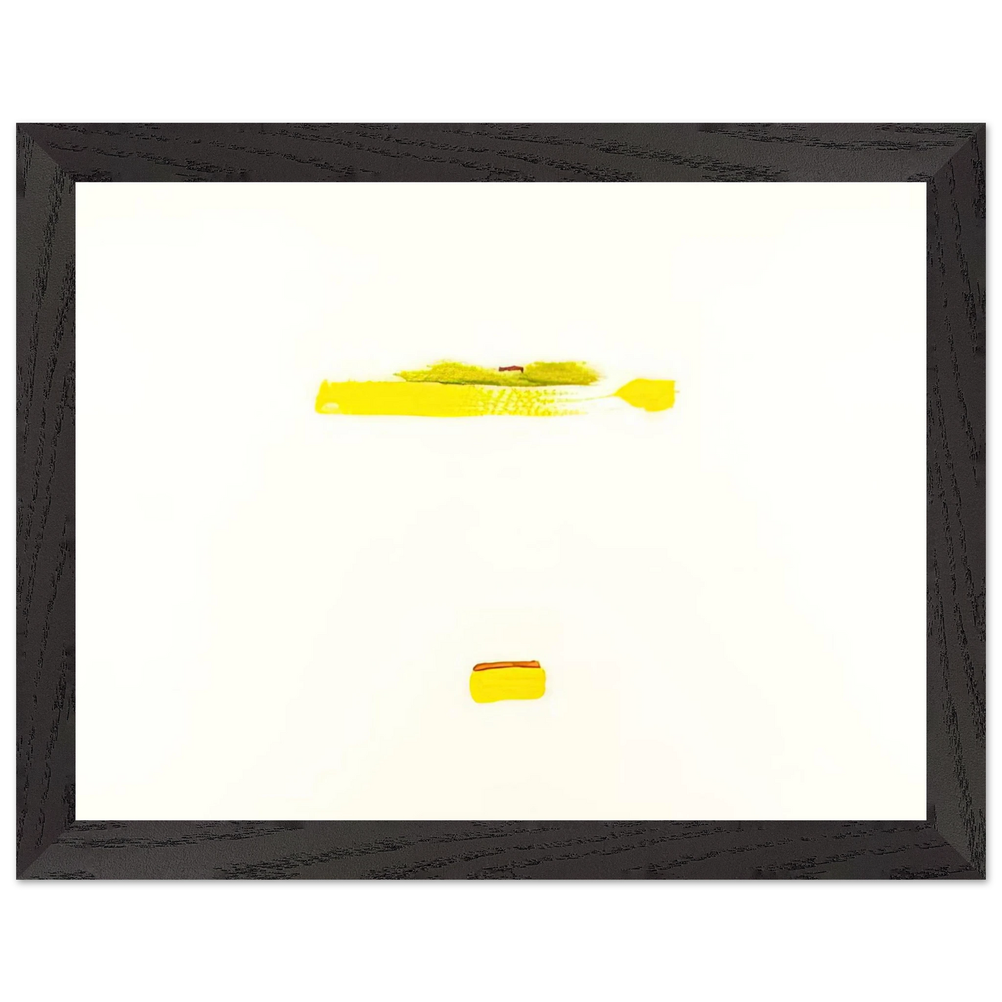 Helen Frankenthaler - New York III - 1972 Wall art - 21x29.7 cm / 8x12" - Premium Wooden Framed Poster With Fine Art Paper - Black frame