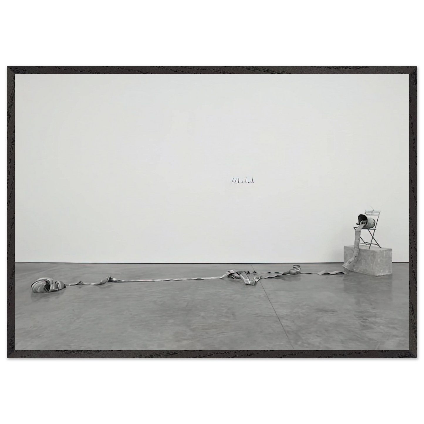 ALKAHEST 2009 - Anselm Kiefer 70x100 cm / 28x40 inches Framed Art Print – Black Wooden Frame