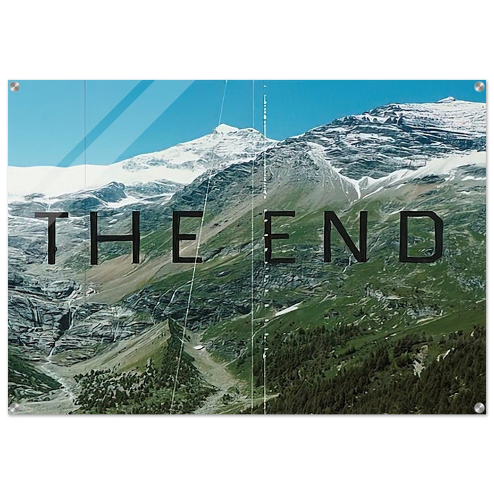 THE END 87 2010 - Edward Ruscha Acrylic Print - 70x100 cm / 28x40″ inches | Edward Ruscha Wall Art | Edward Ruscha Prints
