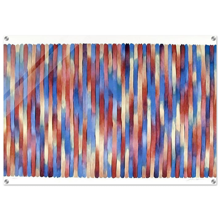 Banjo - 1981 - Gene Davis Acrylic Print - 70x100 cm / 28x40″ inches