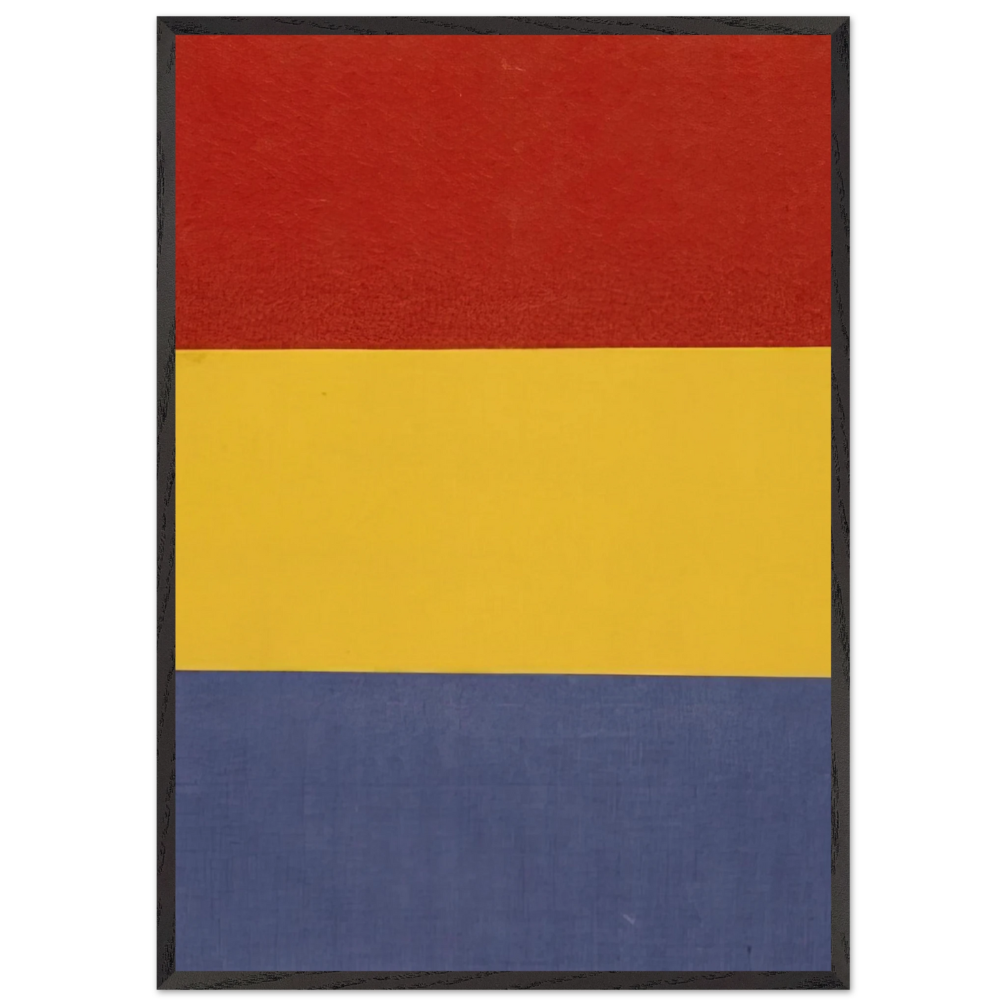 Red Yellow Blue - Ellsworth Kelly 70x100 cm / 28x40 inches Framed Art Print – Black Wooden Frame