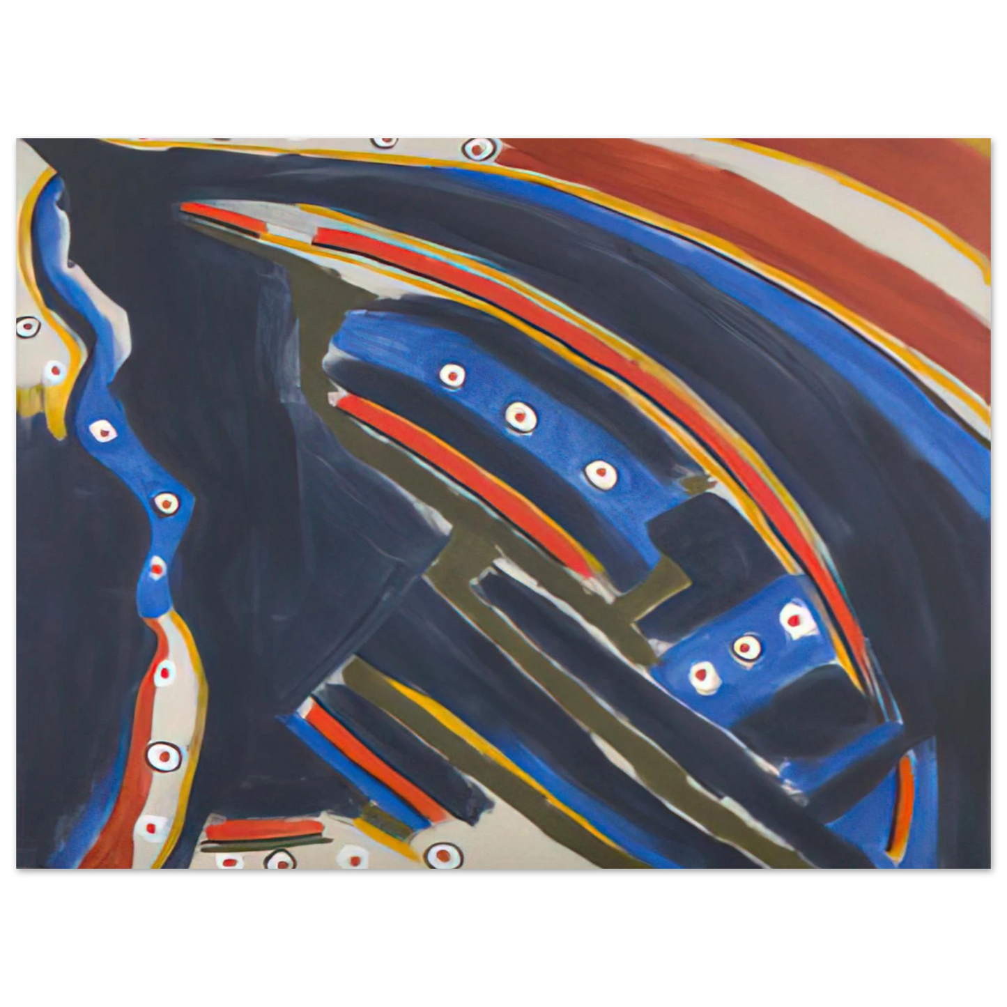 Betty Parsons - Gold Stopple Moonshot - 1972 Fine Art Poster - Default Title