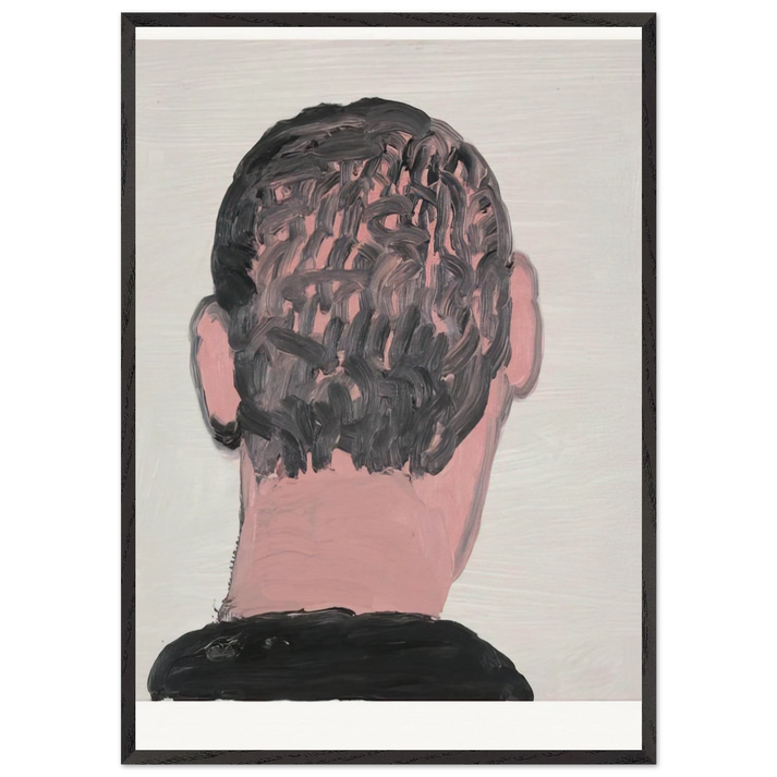 UNTITLED 7 N3 - Philip Guston 70x100 cm / 28x40 inches Framed Art Print – Black Wooden Frame