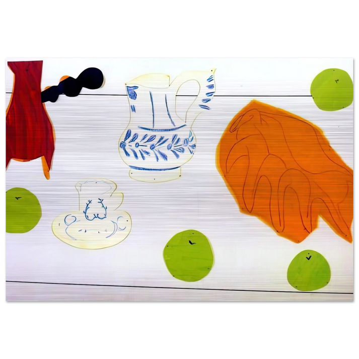 STILL LIFE WITH SEASHELL 1940 - Henri Matisse Brushed Aluminum Print - 70x100 cm / 28x40 inches | Henri Matisse Aluminum Print | Henri Matisse Prints