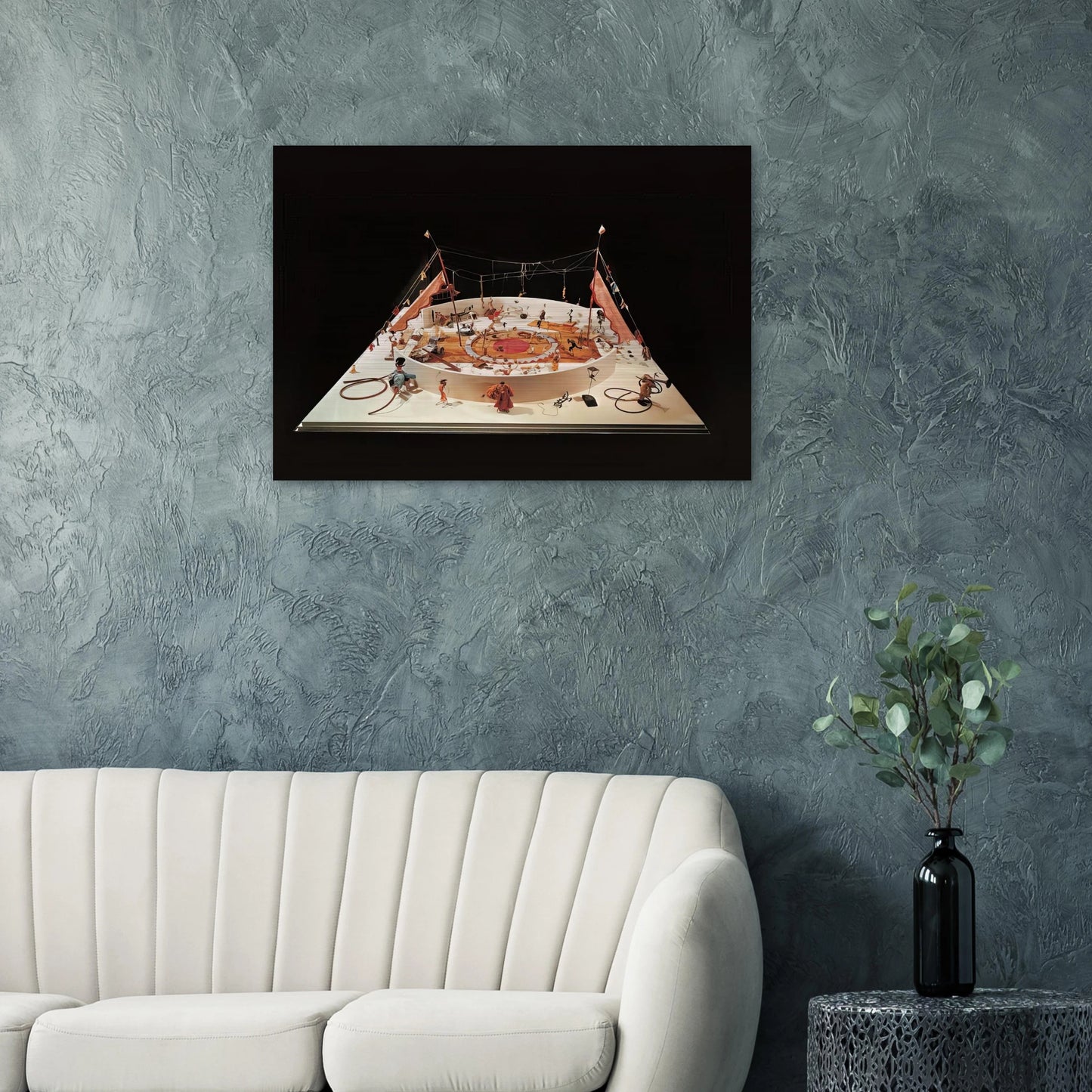 CALDER S CIRCUS 1931 - Alexander Calder Brushed Aluminum Print - 70x100 cm / 28x40 inches | Alexander Calder Aluminum Print | Alexander Calder Prints