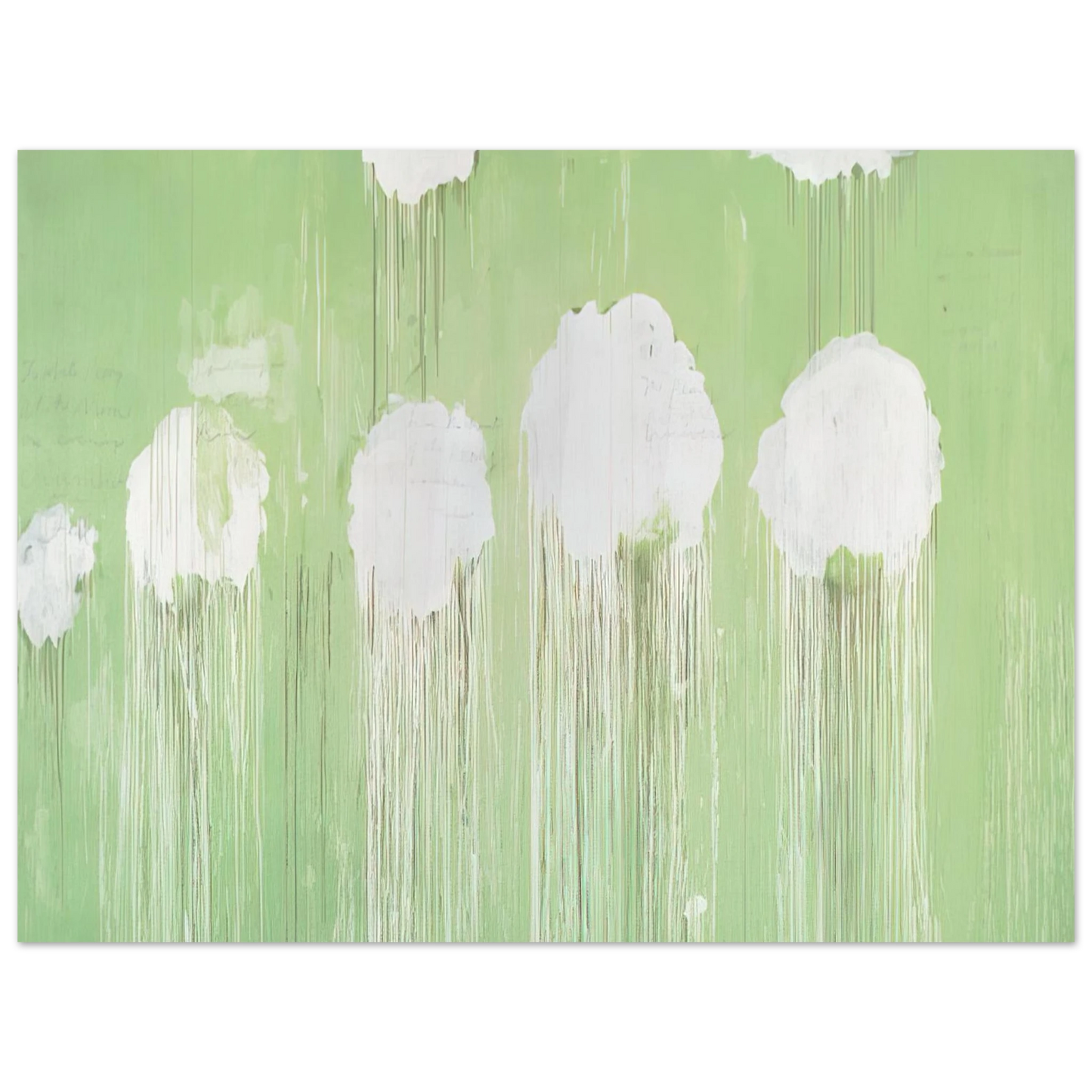 Cy Twombly - Untitled, Peony Blossom Painting Fine Art Poster - Default Title