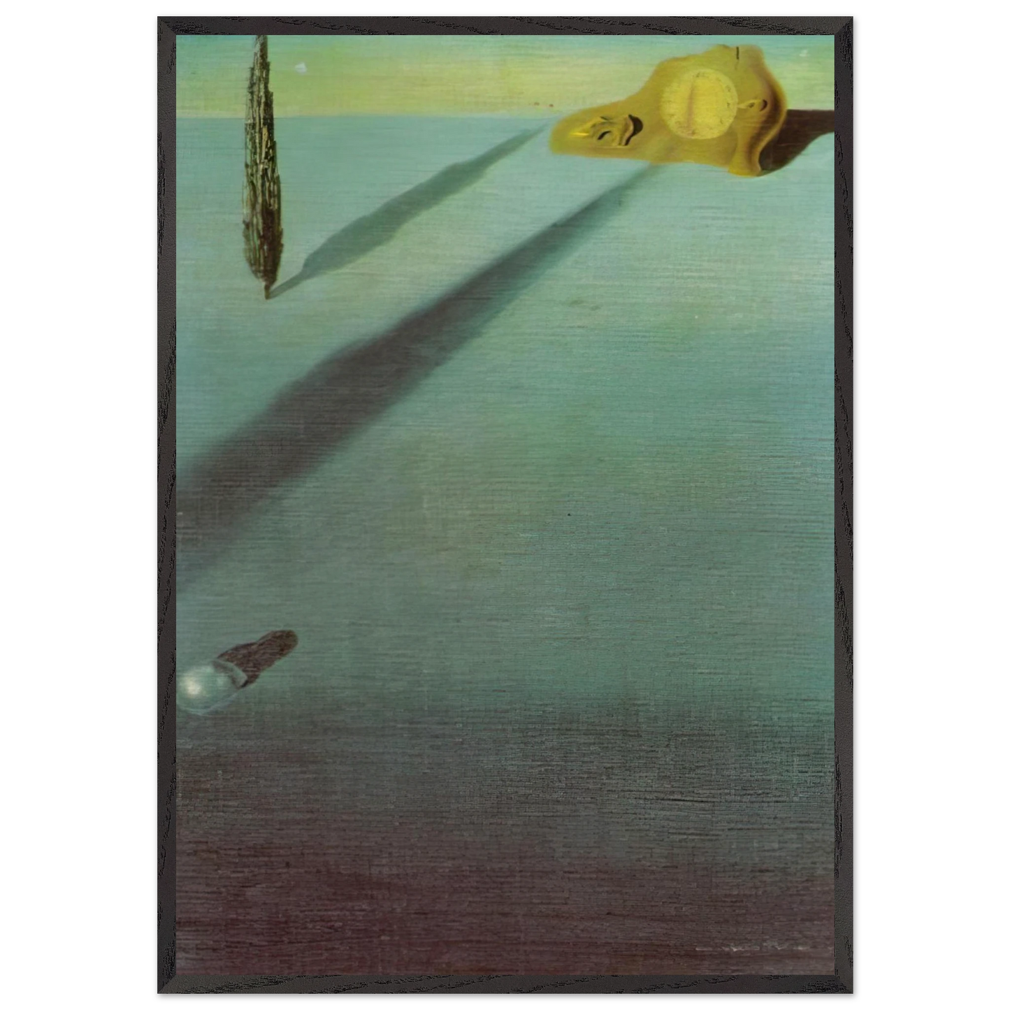 THE SENSE OF SPEED - Salvador Dali Framed Art Print – Black Wooden Frame - Default Title - -Framed Art Print