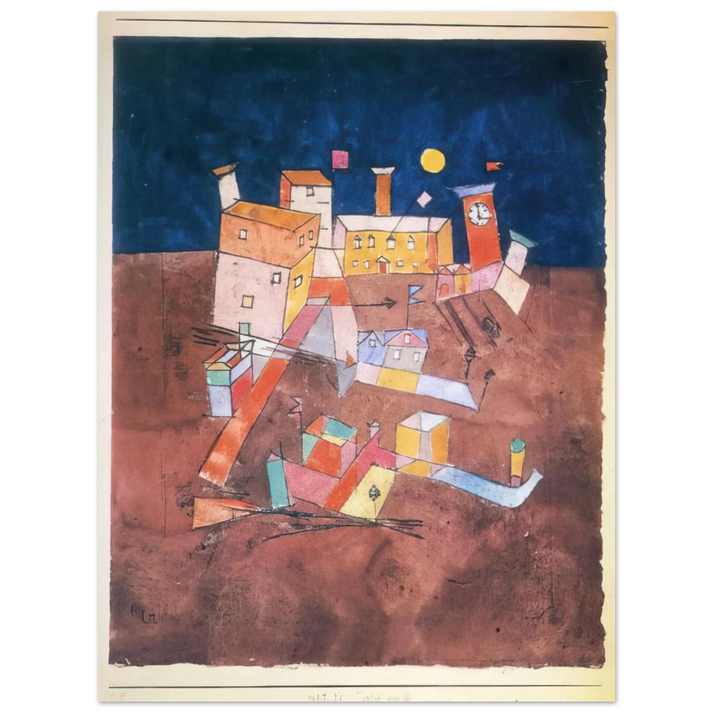 Paul Klee - PART OF G 1927 75x100 cm / 30x40inches Fine Art Poster
