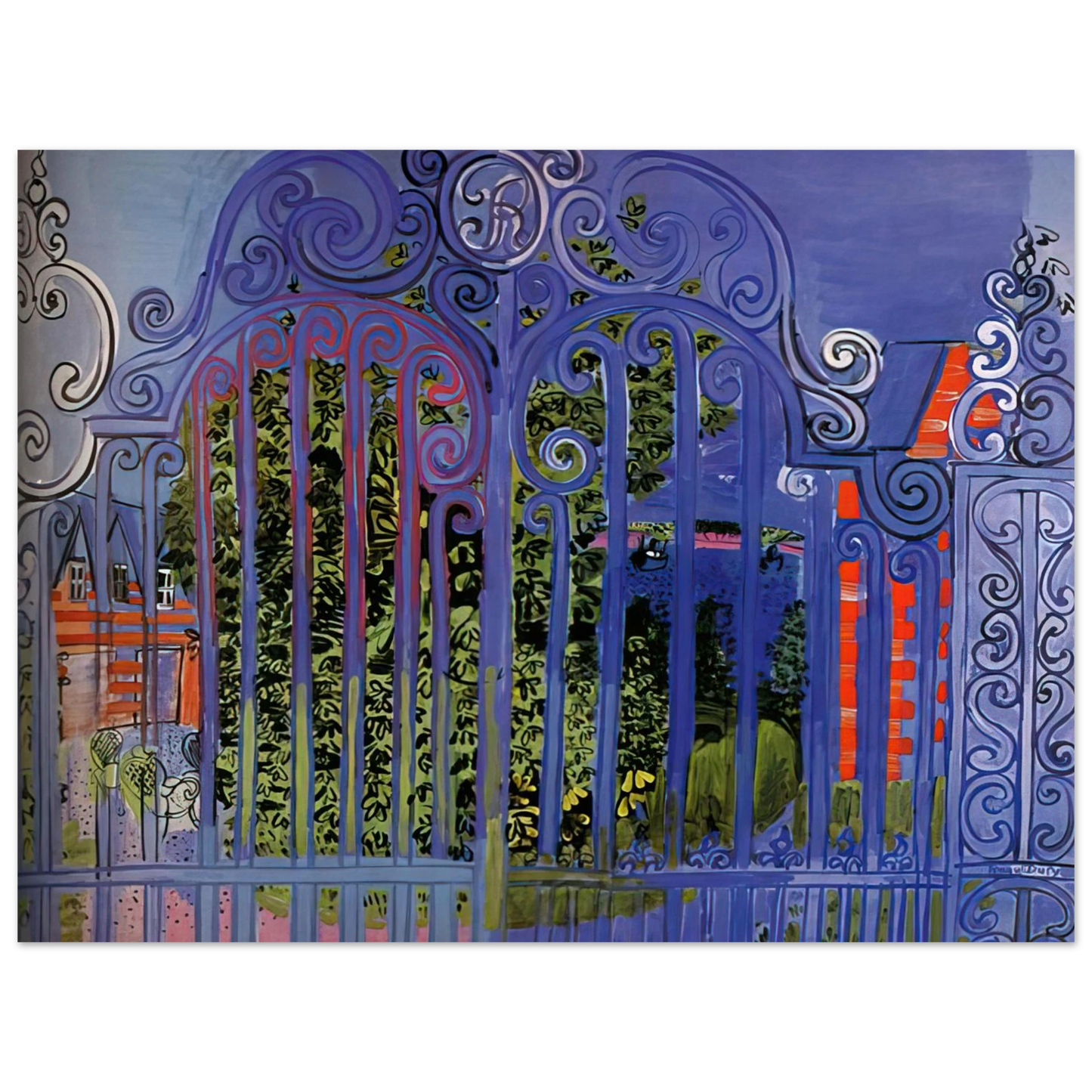 Raoul Dufy - THE GRID 1930 Fine Art Poster - Default Title