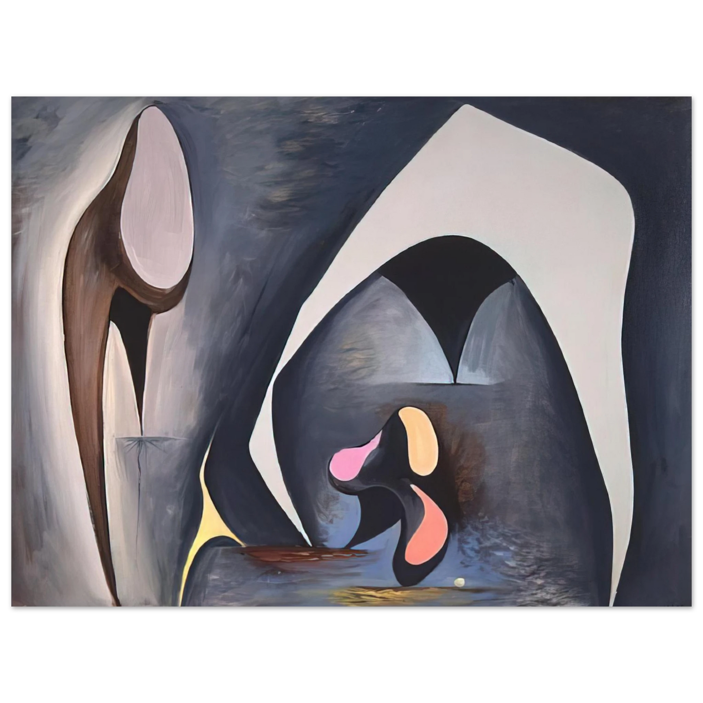 Lorser Feitelson - Magical Forms - 1945 Fine Art Poster - Default Title