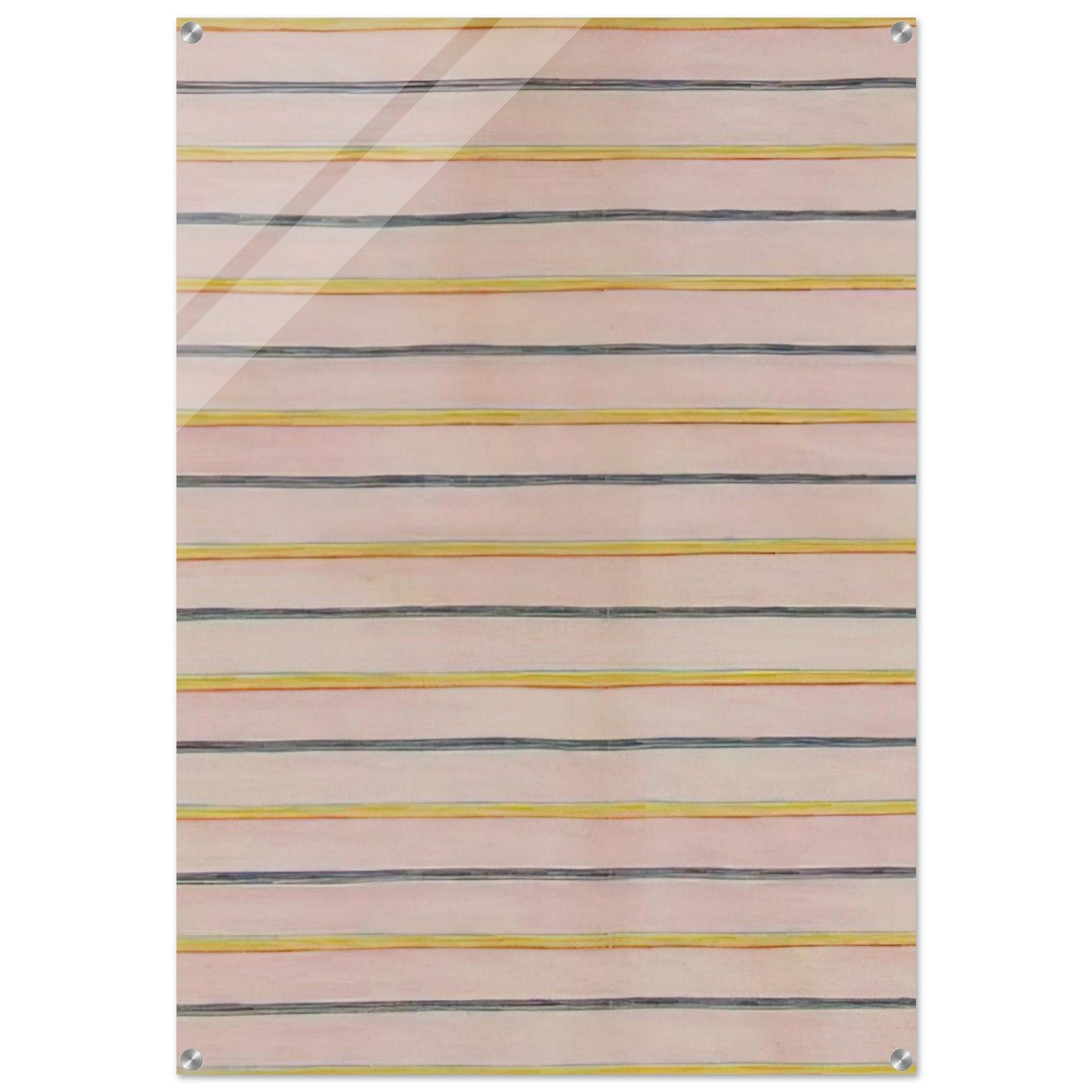 Pin Stripes - 1960 - Gene Davis Acrylic Print - 70x100 cm / 28x40″ inches | Gene Davis Wall Art | Gene Davis Prints