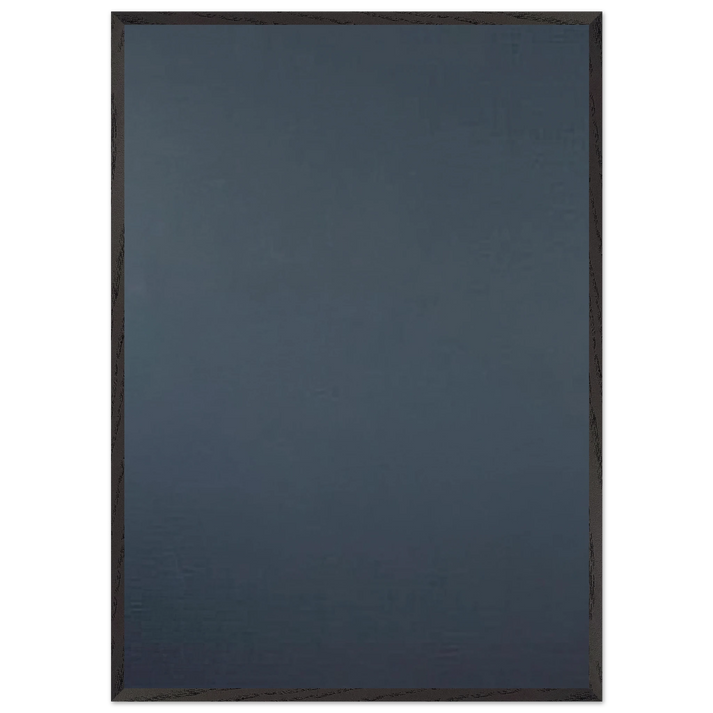 GREY - Gerhard Richter 70x100 cm / 28x40 inches Framed Art Print – Black Wooden Frame