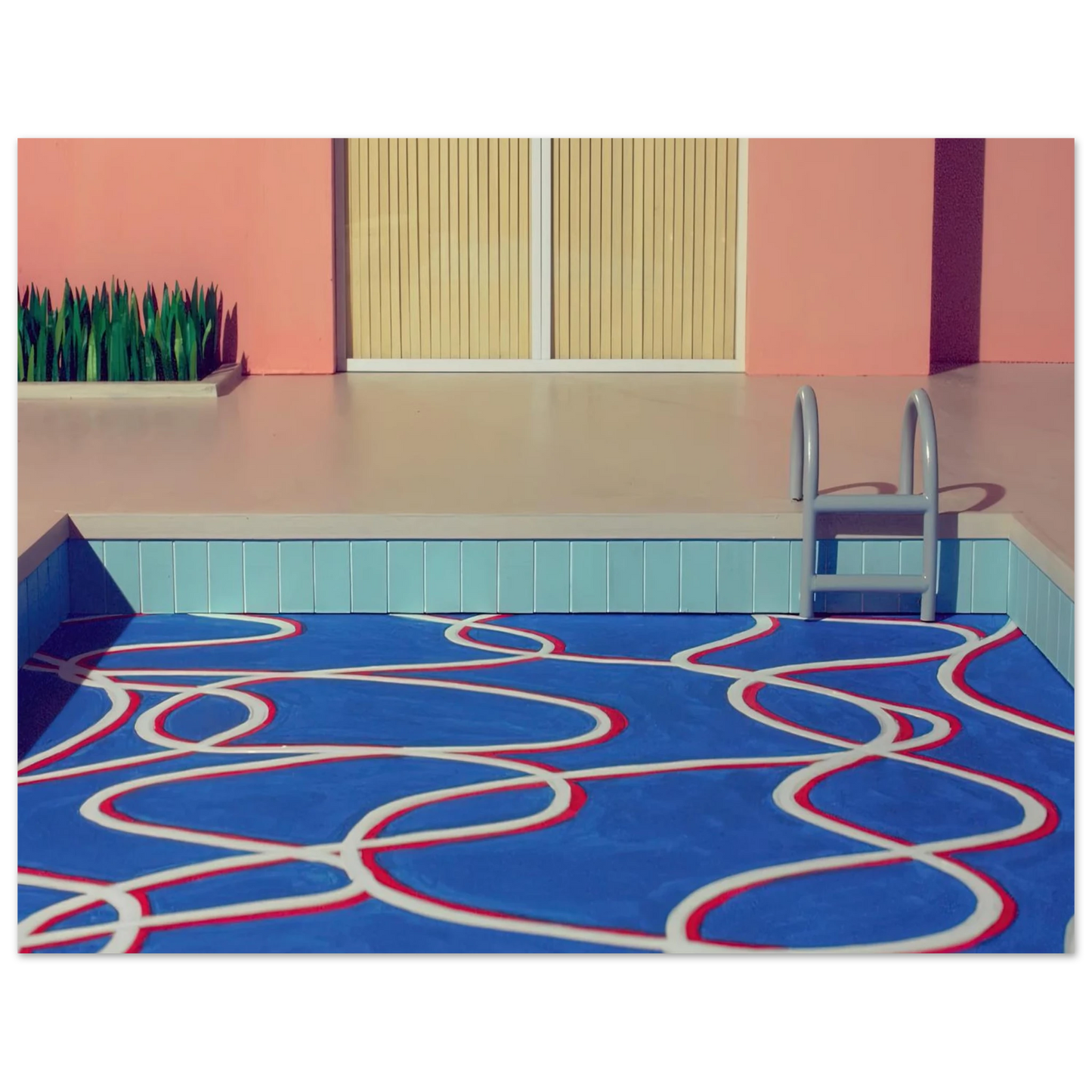 David Hockney - David Hockney Wall art - A3 (29.7 x 42 cm) - Premium Wooden Framed Poster With Fine Art Paper-canvas - White frame