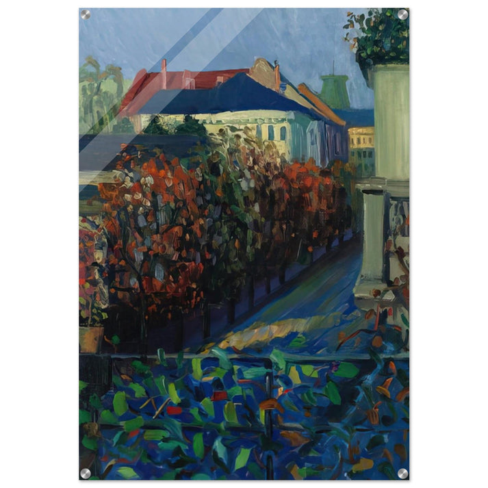 BLICK AUS DER BONNER WOHNUNG - Gabriele Munter Acrylic Print - 70x100 cm / 28x40″ inches