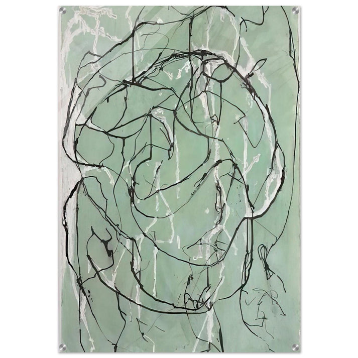 Post Calligraphic Drawing - 1998 - Brice Marden Acrylic Print - 70x100 cm / 28x40″ inches | Brice Marden Wall Art | Brice Marden Prints