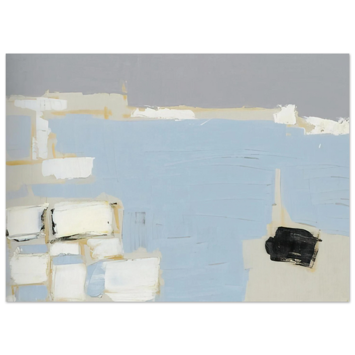 Nicolas de Stael - Marseille under snow - 1954 Fine Art Poster
