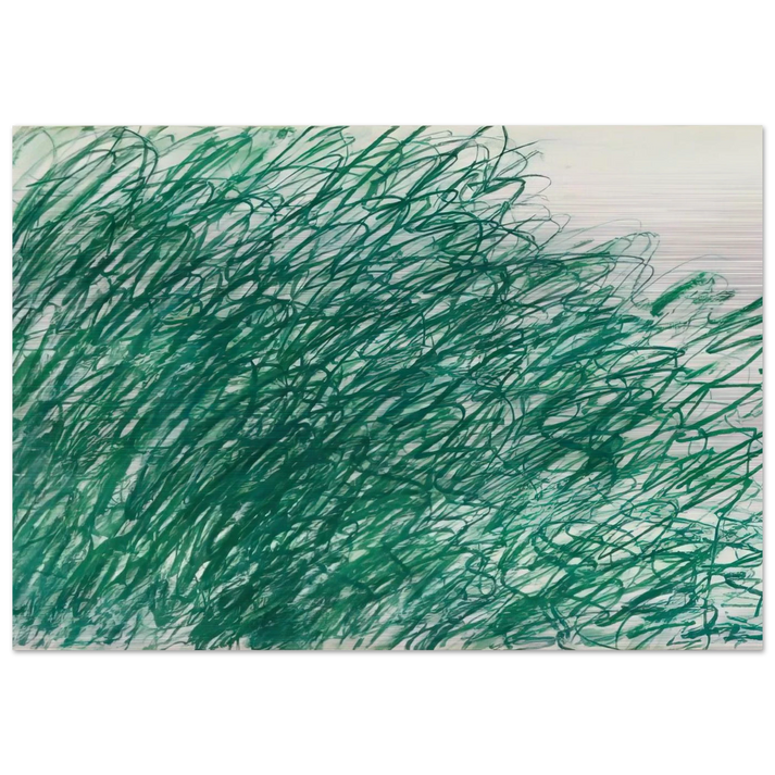 Returning from Tonnicoda - Cy Twombly Brushed Aluminum Print - 70x100 cm / 28x40 inches | Cy Twombly Aluminum Print | Cy Twombly Prints