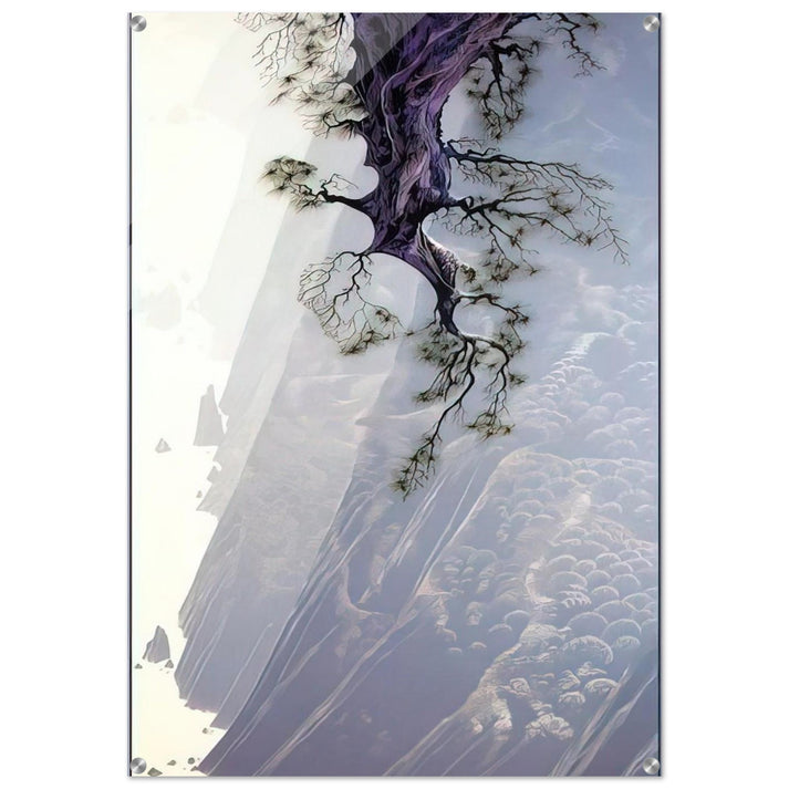 Mountain Rise - Eyvind Earle Acrylic Print - 70x100 cm / 28x40″ inches
