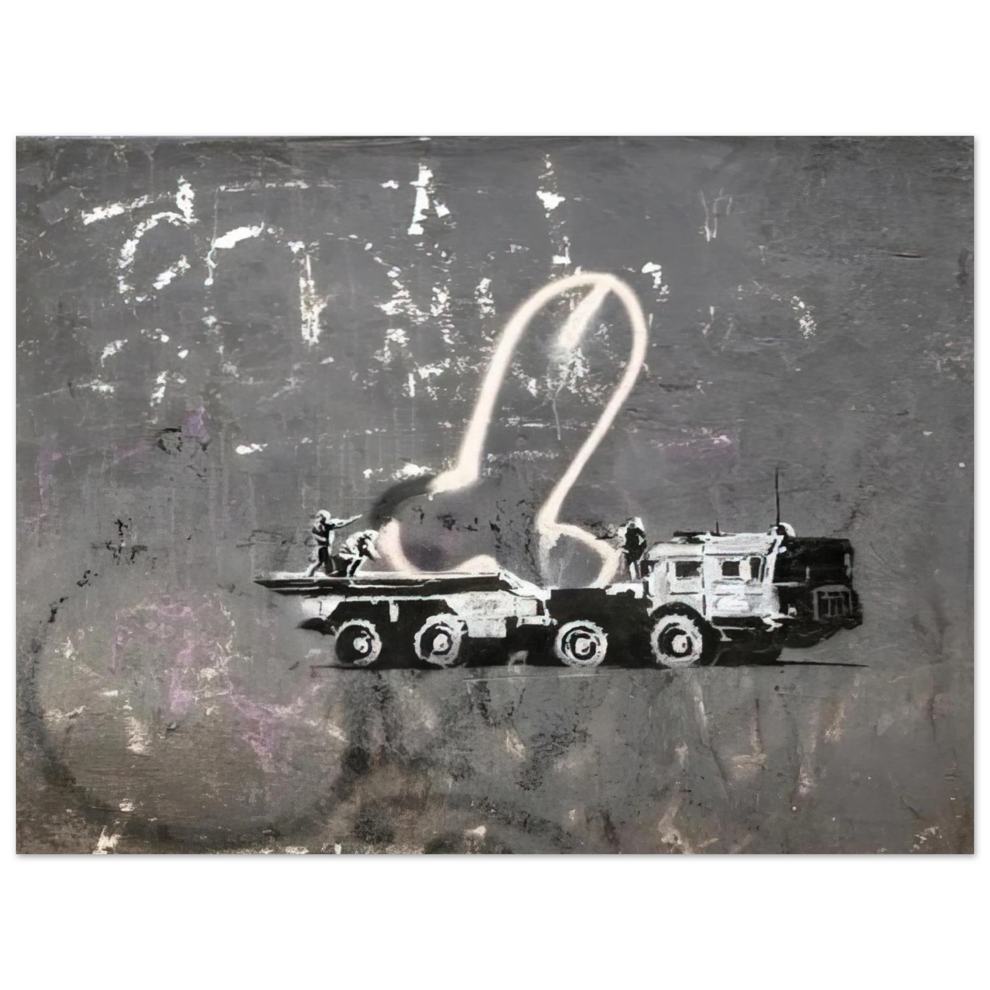 Banksy - KYIV VELYKA ZHYTOMYRSKA 13 2022 Fine Art Poster - 13x18 cm / 5x7 inches