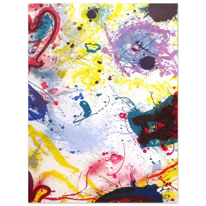 Sam Francis - Untitled SF-345 75x100 cm / 30x40inches Fine Art Poster