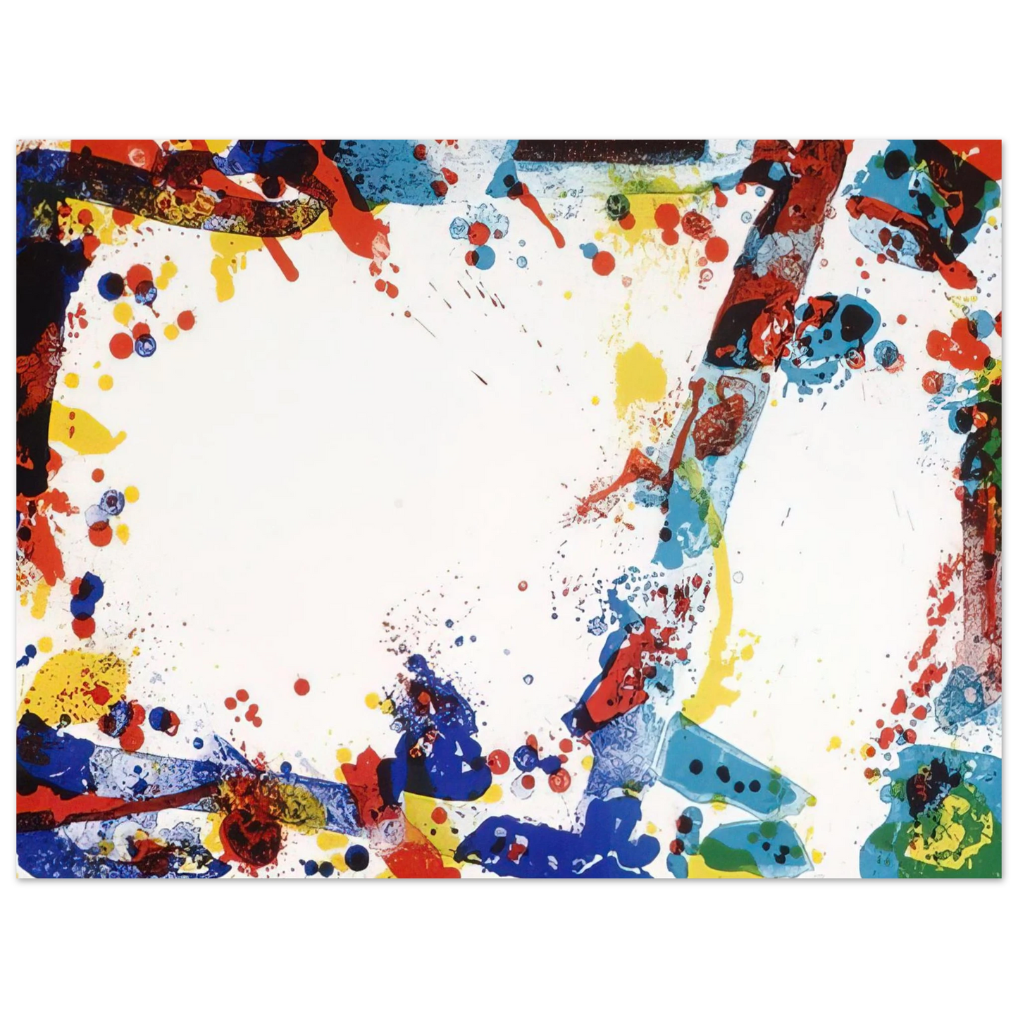 Sam Francis - Green Ring Fine Art Poster - Default Title