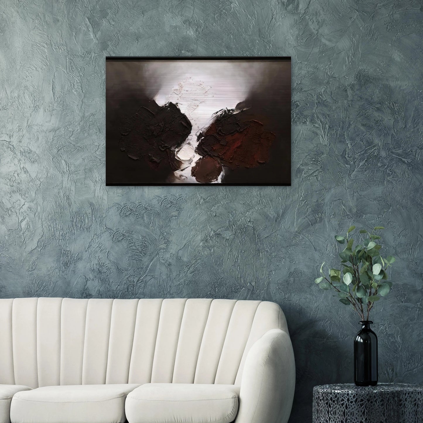 210 B 1960 - Luis Feito Brushed Aluminum Print - 70x100 cm / 28x40 inches | Luis Feito Aluminum Print | Luis Feito Prints