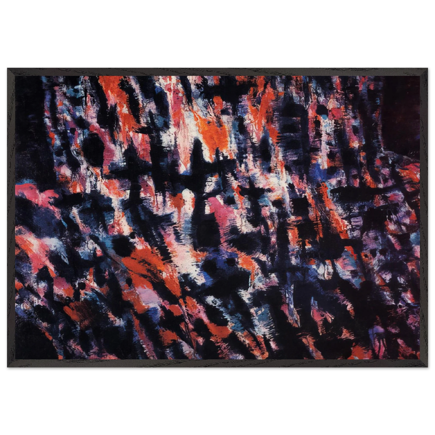 Passion - 1982 - Alfred Manessier Framed Art Print – Black Wooden Frame - Default Title - -Framed Art Print