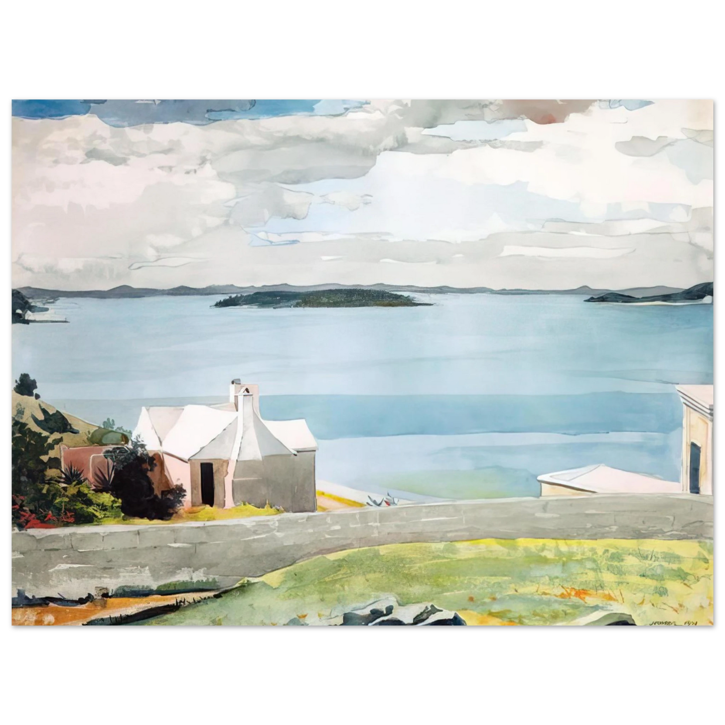 Winslow Homer - INLAND WATER BERMUDA Fine Art Poster - Default Title