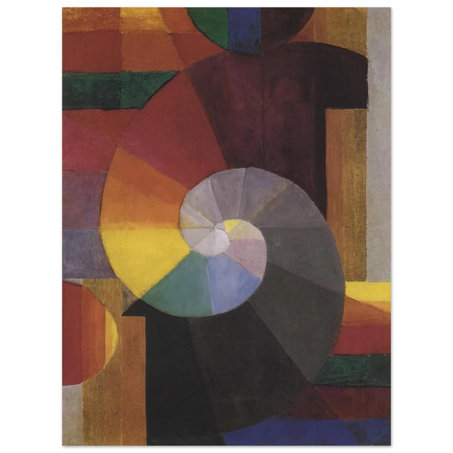 Johannes Itten - The Meeting Fine Art Poster - Default Title