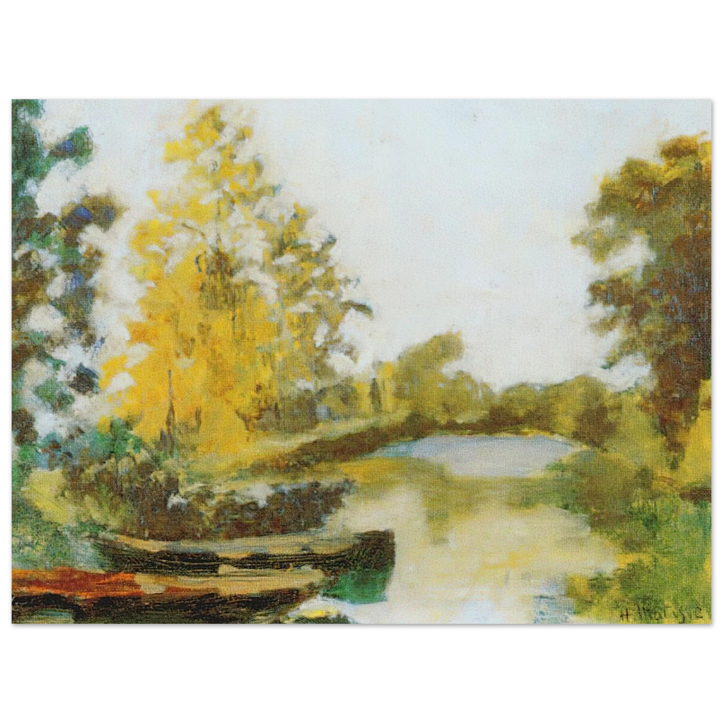 Henri Matisse - BANKS OF THE CANAL 1903 Fine Art Poster - Default Title