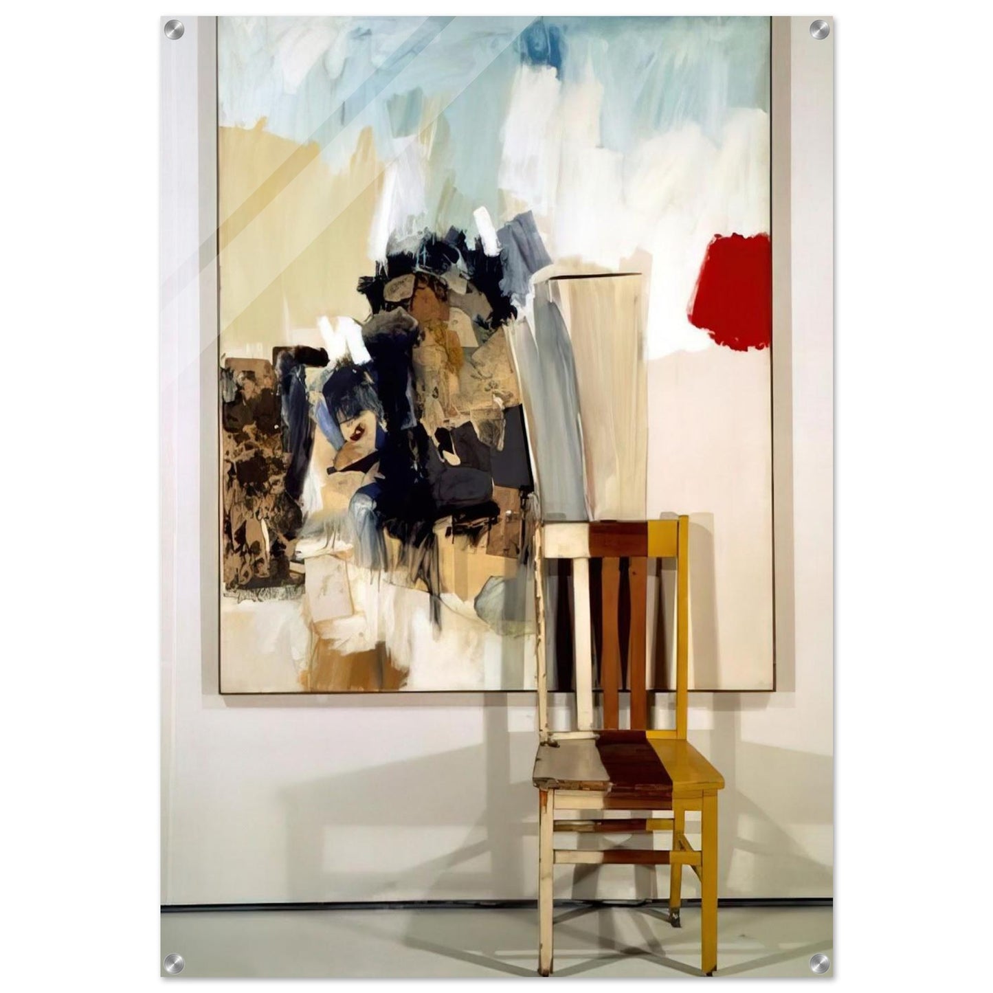 PILGRIM 1960 1 - Robert Rauschenberg Acrylic Print - 70x100 cm / 28x40″ inches