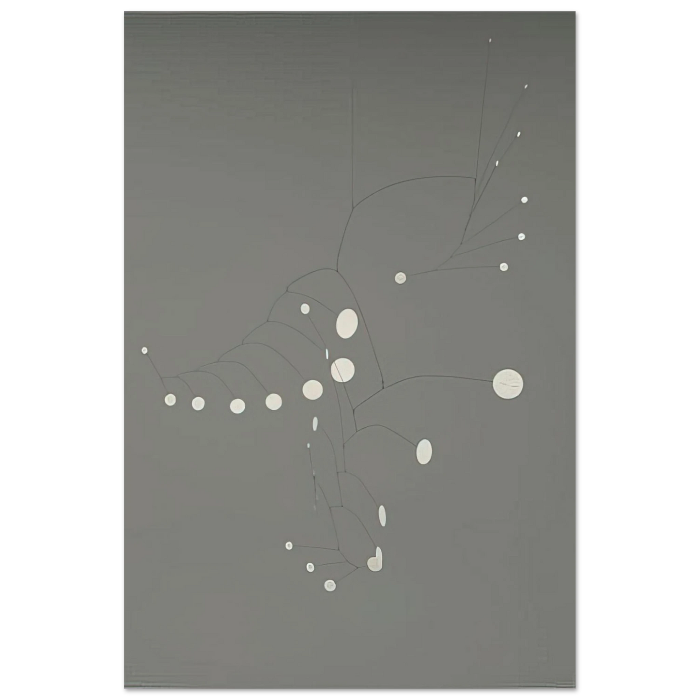 Alexander Calder - SNOW FLURRY 1948 Fine Art Poster - 75x100 cm / 30x40 inches