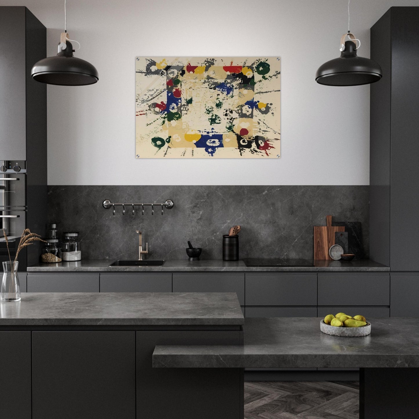 Untitled SF143S - Sam Francis Acrylic Print - 70x100 cm / 28x40″ inches