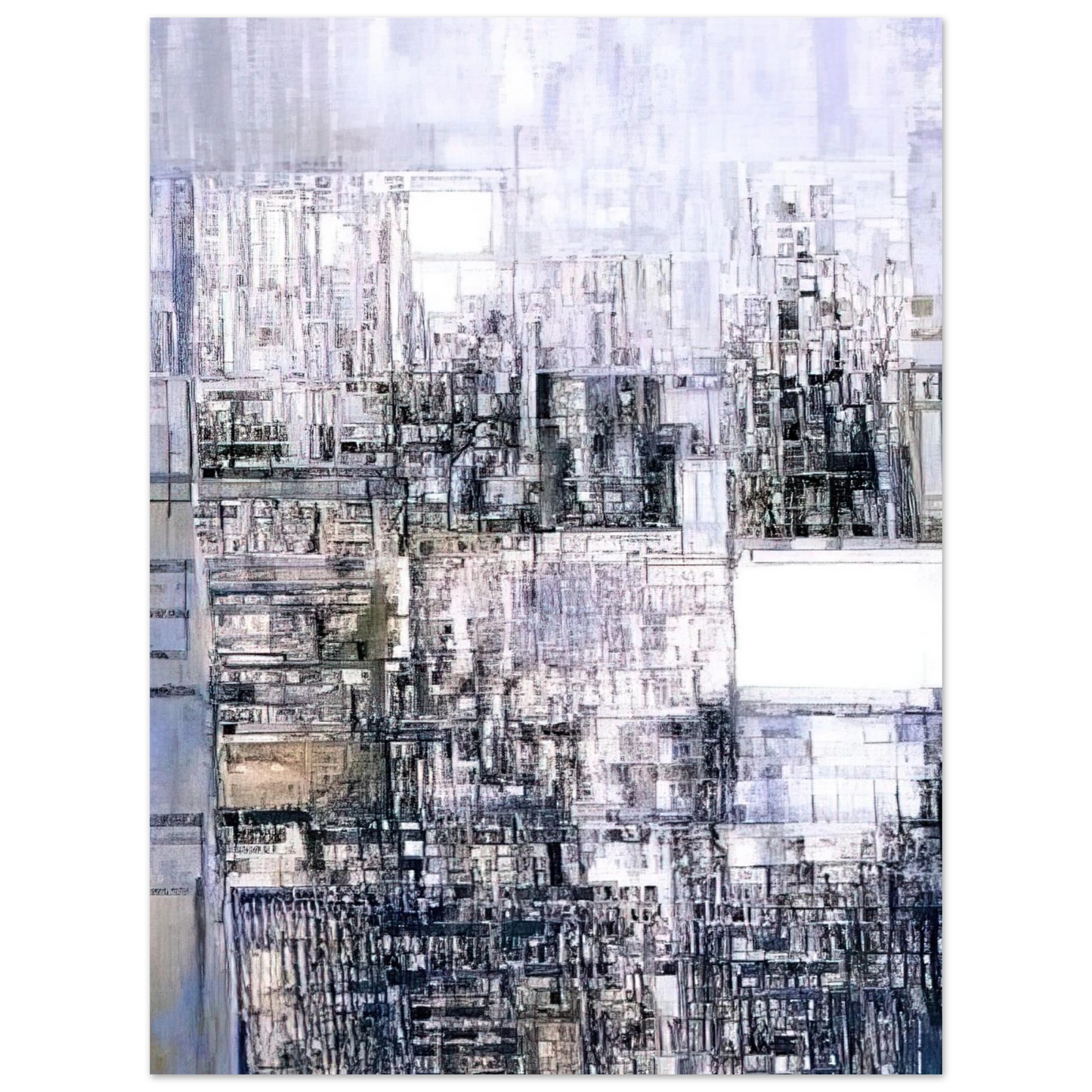 Maria Helena Vieira da Silva - New Amsterdam II - 1970 Fine Art Poster - Default Title