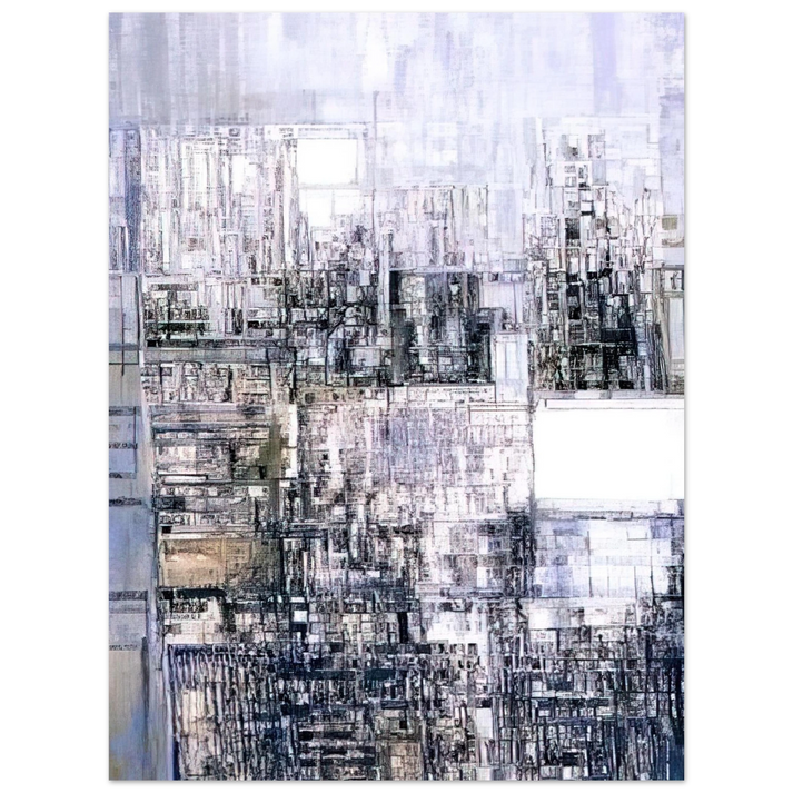 Maria Helena Vieira da Silva - New Amsterdam II - 1970 75x100 cm / 30x40inches Fine Art Poster