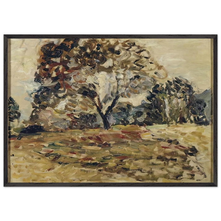 LANDSCAPE OF CORSICA 1 - Henri Matisse 70x100 cm / 28x40 inches Framed Art Print – Black Wooden Frame