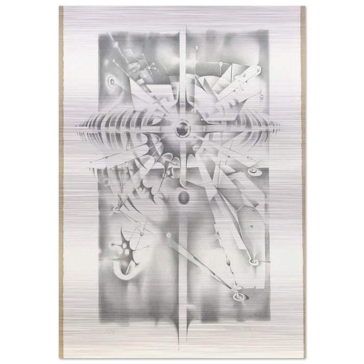 UNTITLED FROM THE ATELIER PROJECT 1986 - Lee Bontecou Brushed Aluminum Print - 70x100 cm / 28x40 inches | Lee Bontecou Aluminum Print | Lee Bontecou Prints