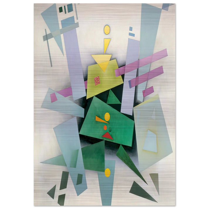 INVENTION COMPOSITION 31 1933 - Rudolf Bauer Brushed Aluminum Print - 70x100 cm / 28x40 inches | Rudolf Bauer Aluminum Print | Rudolf Bauer Prints