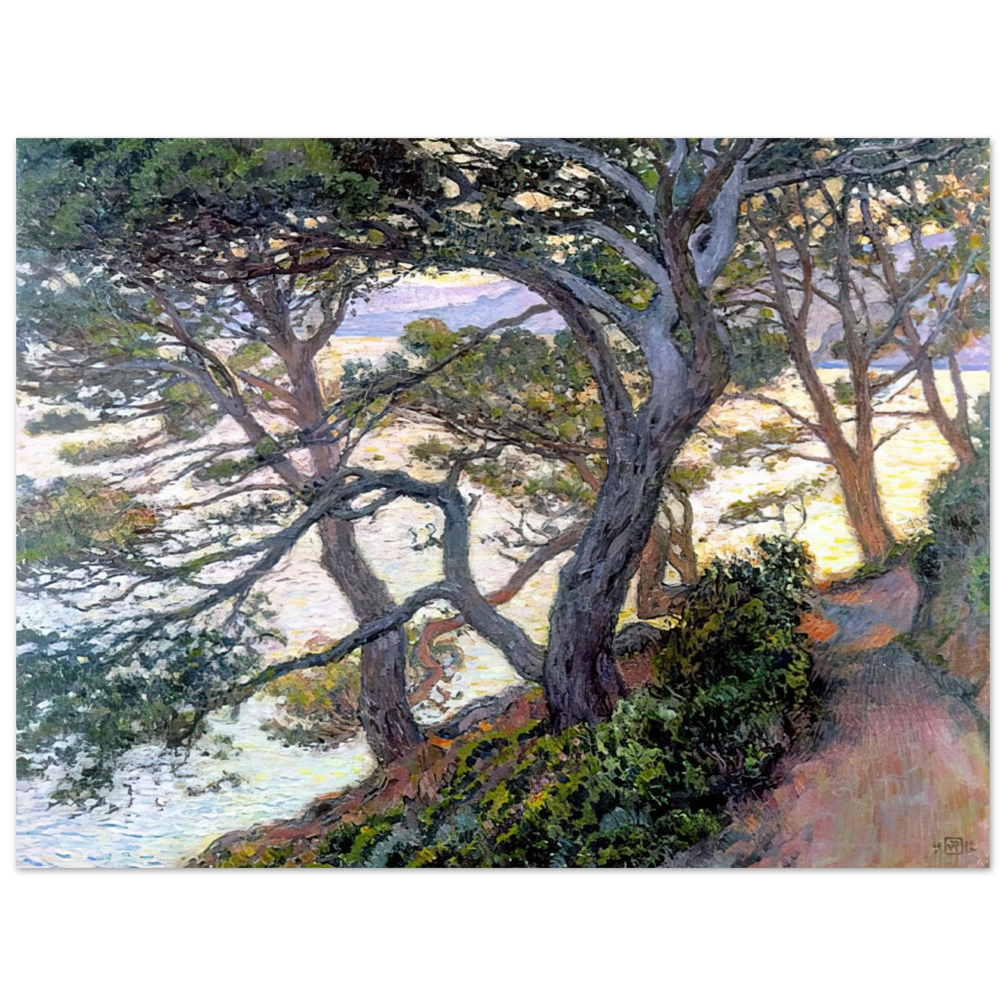 Theo van Rysselberghe - PINES OF RAYOL 1912 Fine Art Poster - Default Title